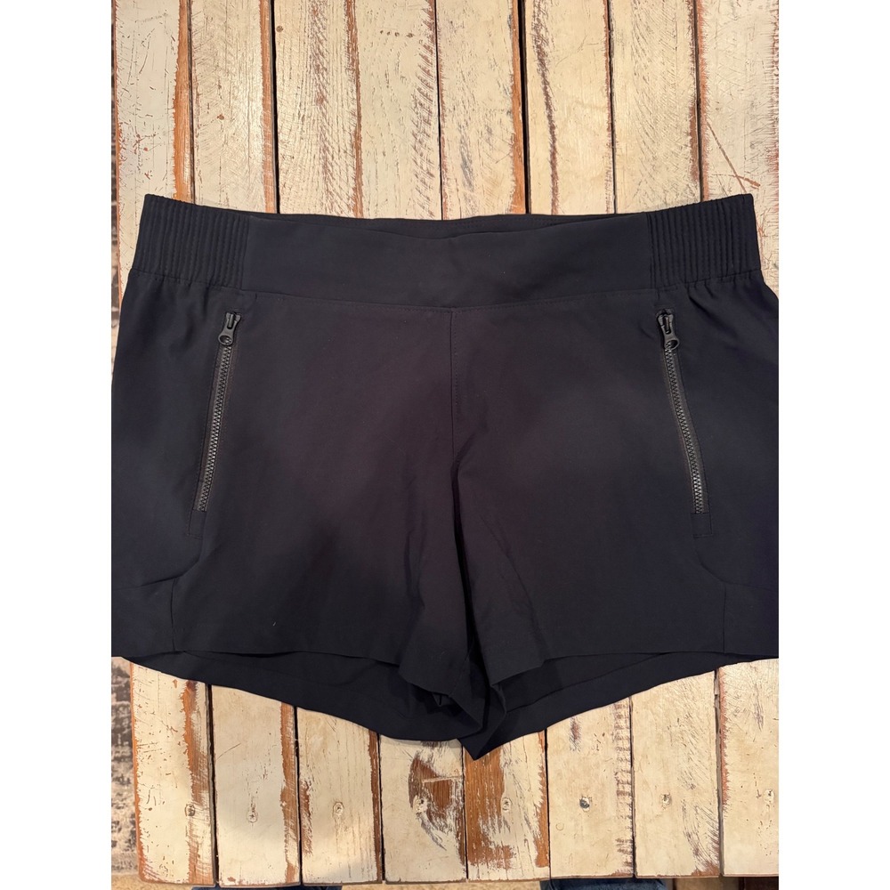 Columbia Womens Black Active Hiking Shorts Zipper Pockets Size Medium FL0116